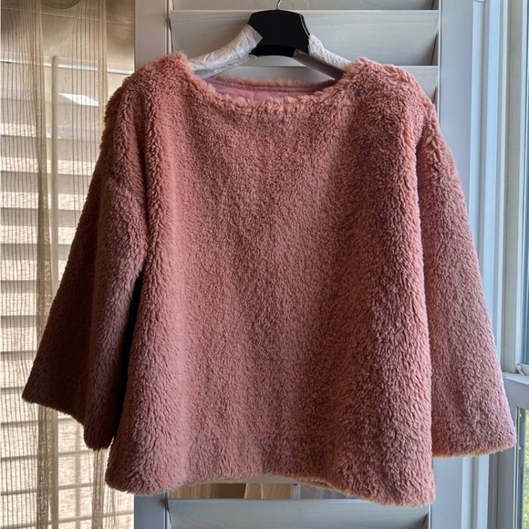 Madewell Superfurry Coral Pullover Sweater - Picture 2 of 12